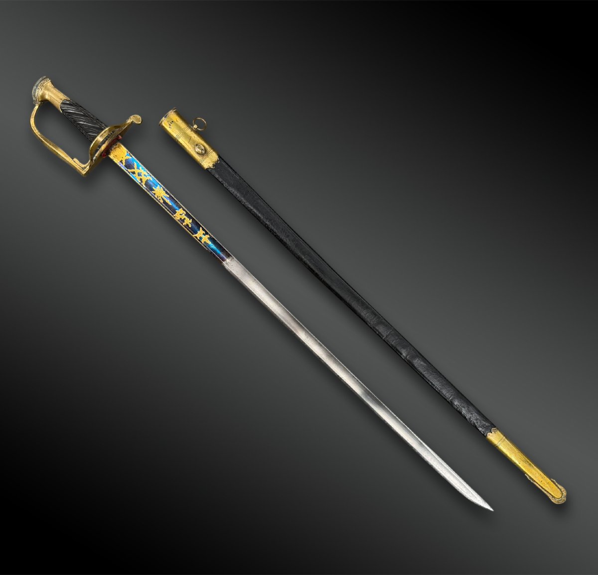 SABRE d’officier de cavalerie légère - France - Consulat / Premier Empire-photo-2