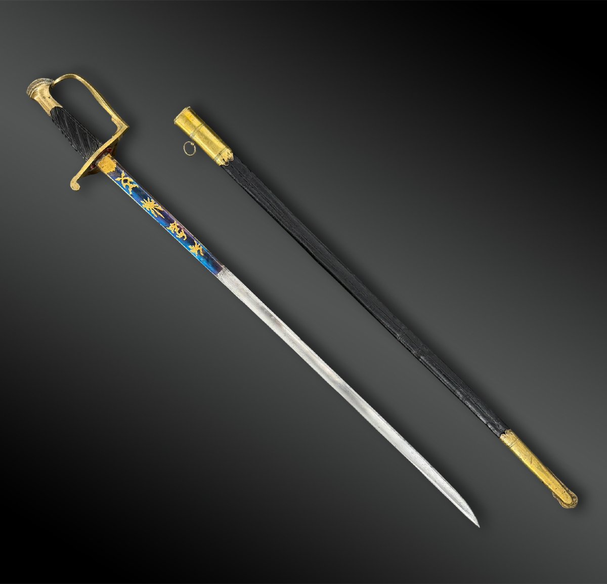 SABRE d’officier de cavalerie légère - France - Consulat / Premier Empire-photo-3