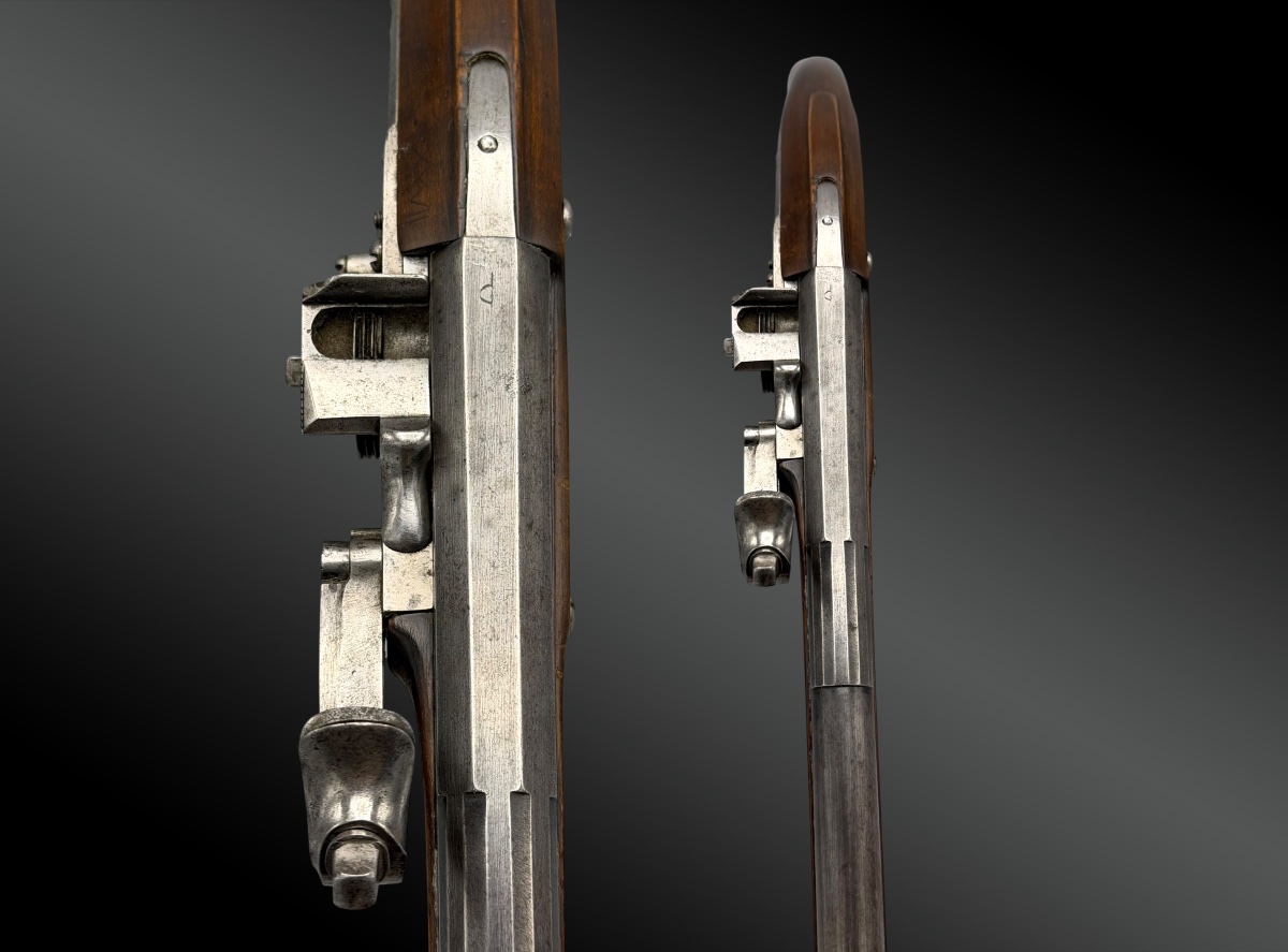 PISTOLET À ROUET, SIGNÉ J.P. CLETT  Allemagne XVIIème siècle – Vers 1640 - Ex collection VISSER-photo-4