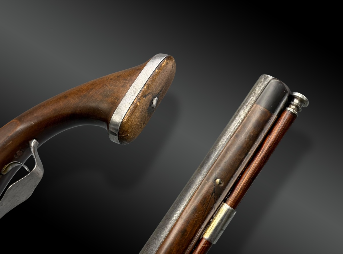 PISTOLET À ROUET, SIGNÉ J.P. CLETT  Allemagne XVIIème siècle – Vers 1640 - Ex collection VISSER-photo-1
