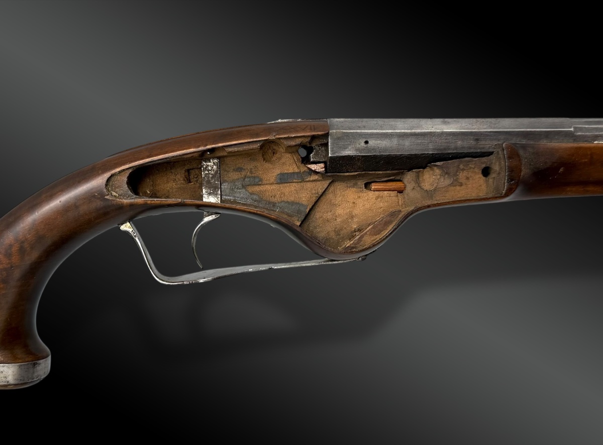 PISTOLET À ROUET, SIGNÉ J.P. CLETT  Allemagne XVIIème siècle – Vers 1640 - Ex collection VISSER-photo-2