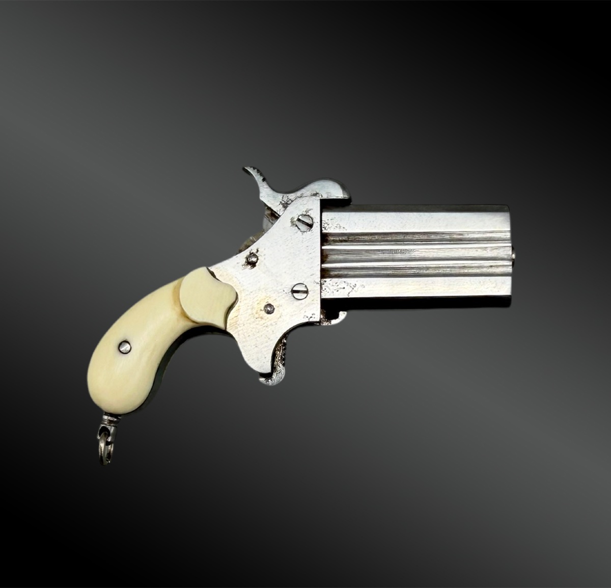 PISTOLET de maitrise miniature - Etats-Unis / Royaume-Uni ? - XIXème siècle-photo-2