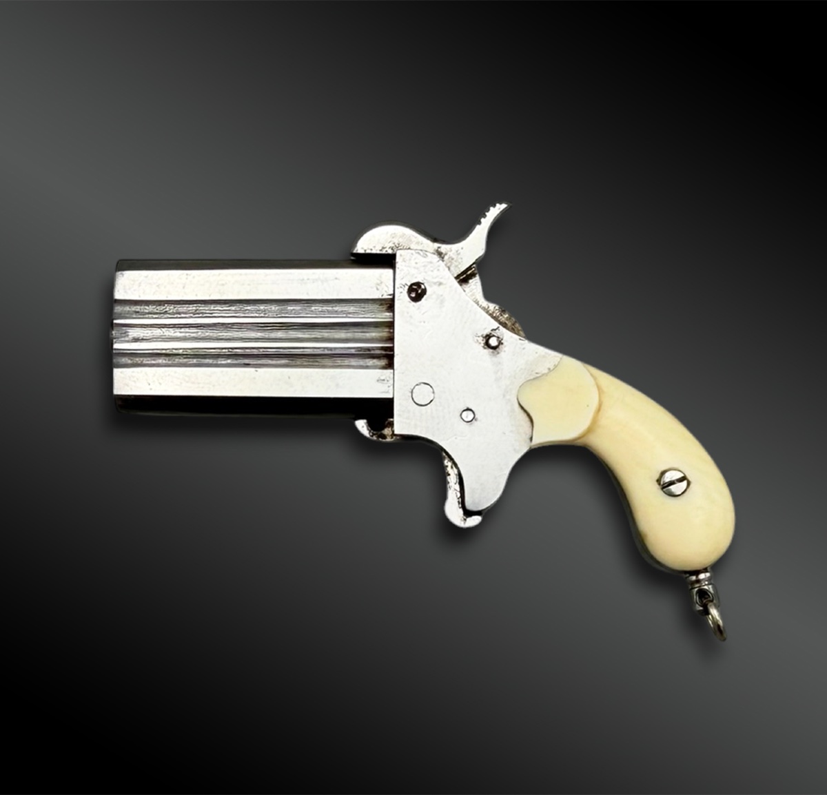 PISTOLET de maitrise miniature - Etats-Unis / Royaume-Uni ? - XIXème siècle-photo-3