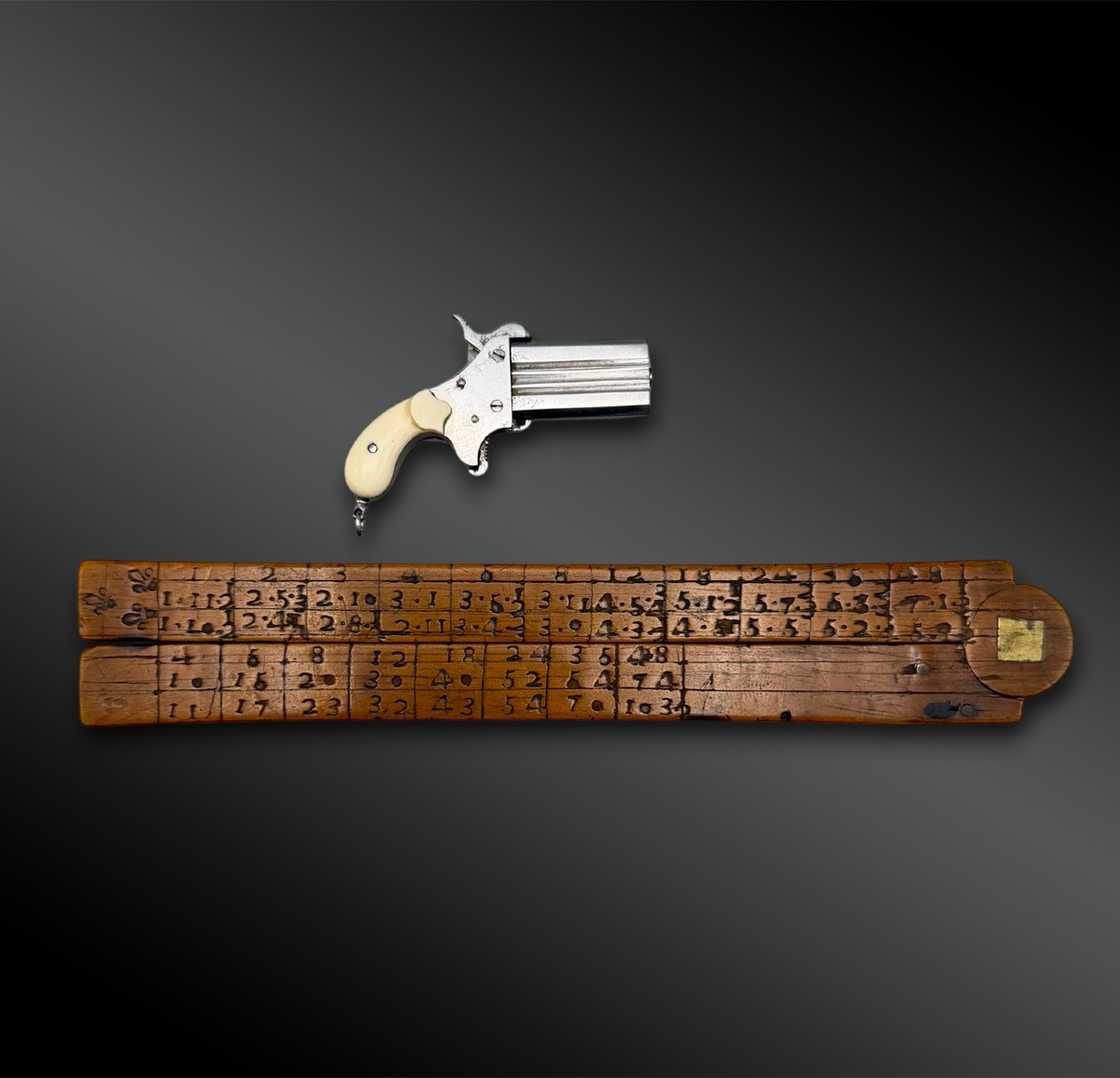 PISTOLET de maitrise miniature - Etats-Unis / Royaume-Uni ? - XIXème siècle