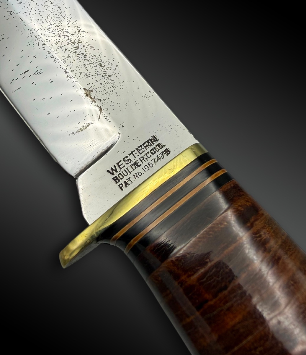 COUTEAU appelé « Shark Knife » signé Western - Etats-Unis - XXème siècle-photo-3