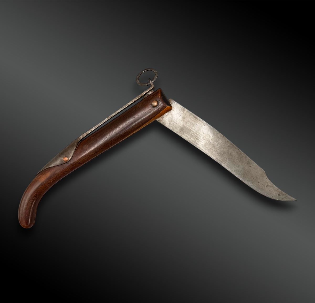 Folding Hunting Knife  - Europe - Circa 1900
