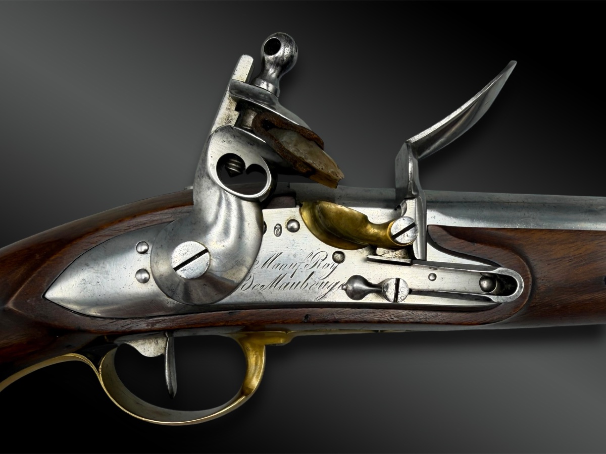 Pair Of Flintlock Pistols From The King's Bodyguards  Second Model, 1816 - France-photo-2