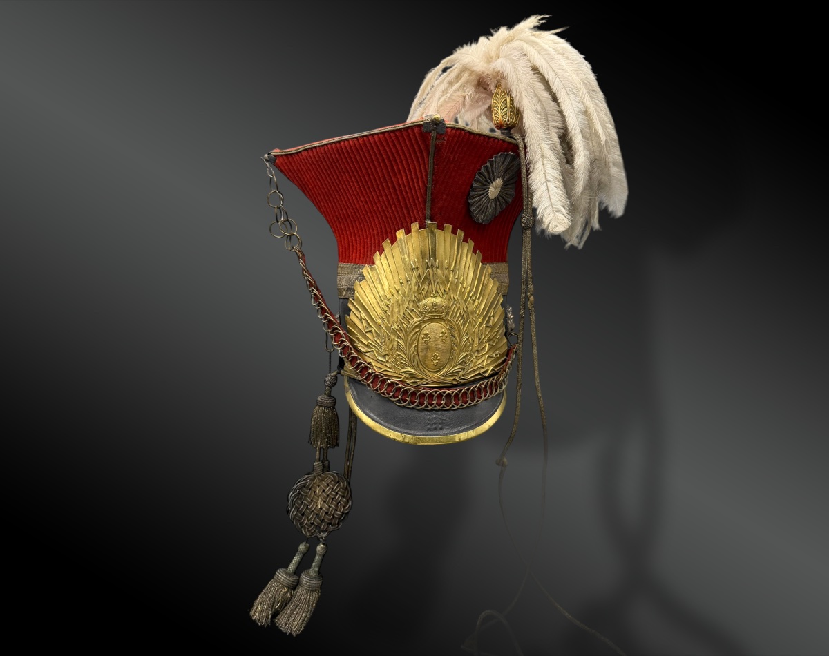 CHAPSKA (ou CZAPSKA) d’OFFICIER des LANCIERS de la GARDE ROYALE  Modèle 1816 - France