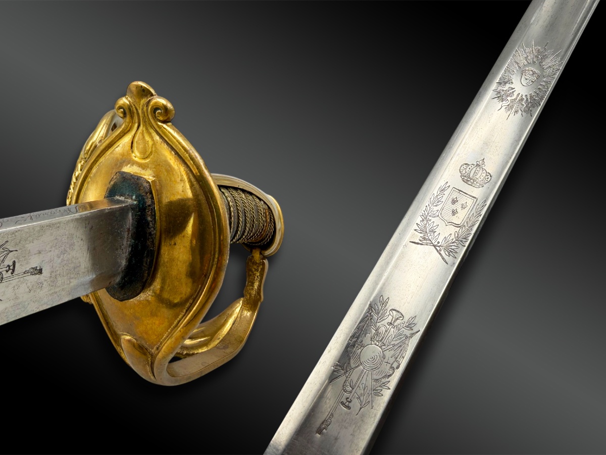 SABRE de TROUPE, Modèle 1814 / de GARDE du CORPS du ROI, Premier Modèle - France-photo-3