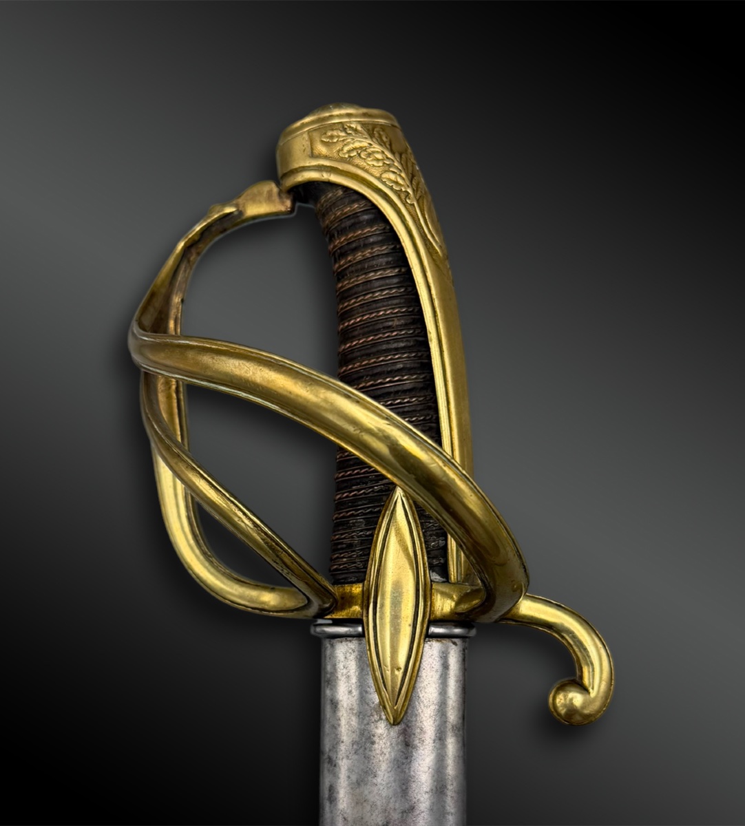 SABRE d’officier de cavalerie légère, modèle de l’An IX - France - Période Restauration