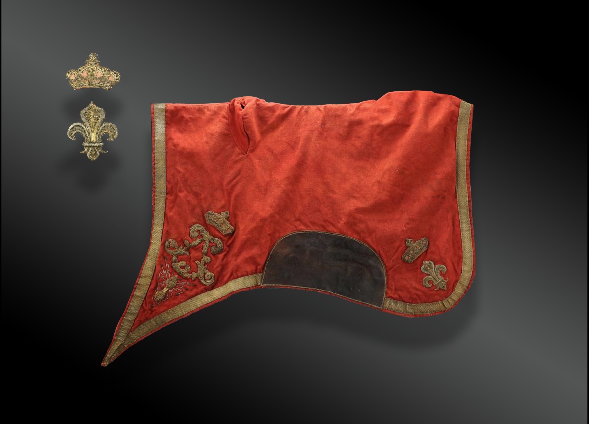 SCHABRAQUE DE CHEVAU-LÉGERS DE LA MAISON MILITAIRE DU ROI, MODÈLE 1814.