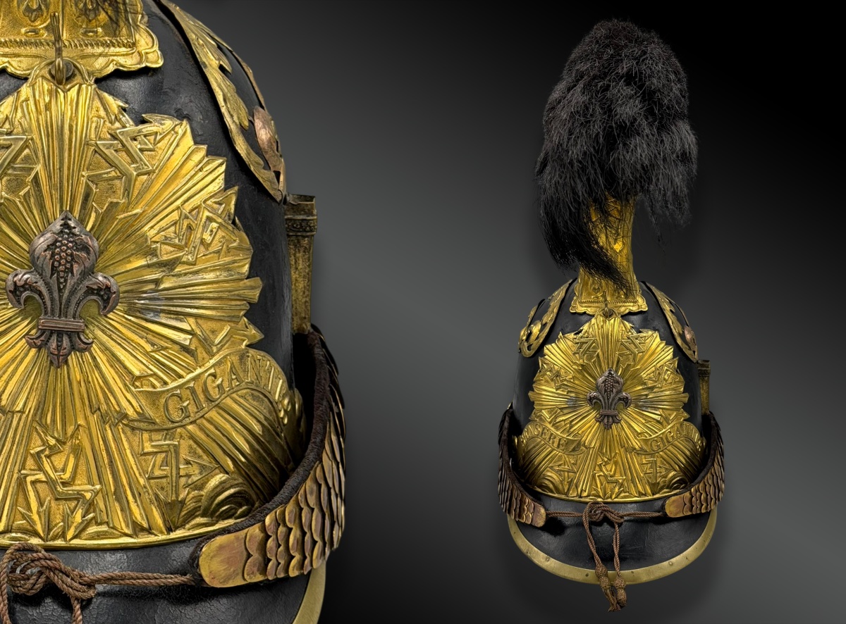 Helmet Of The King's Light Cavalry, 1814, Restored.-photo-2