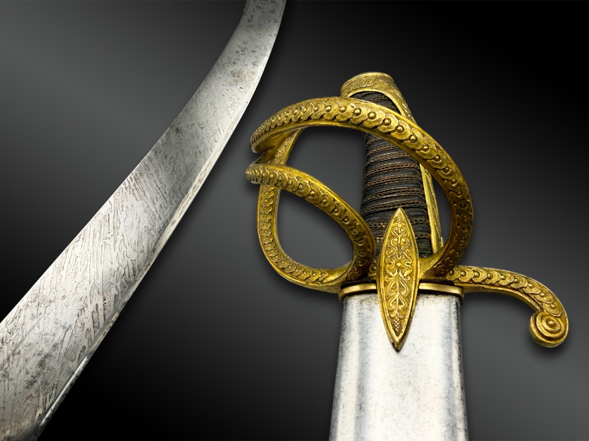 SABRE d’officier de Chevaux-légers, attribué au COMTE de LUSSAC - France - Période Restauration-photo-1