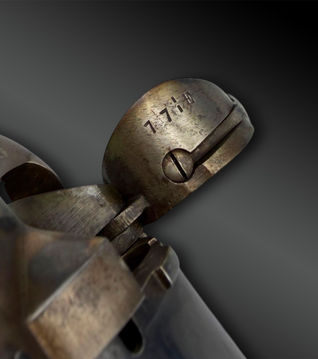 REVOLVER Eugène Lefaucheux, modèle 1854 2ème type - France - XIXème siècle-photo-2