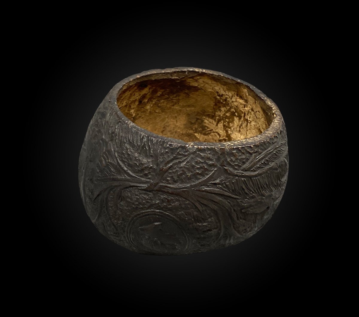 Popular Work Cup From The Beginning Of The XIXth Century Coconut-photo-1