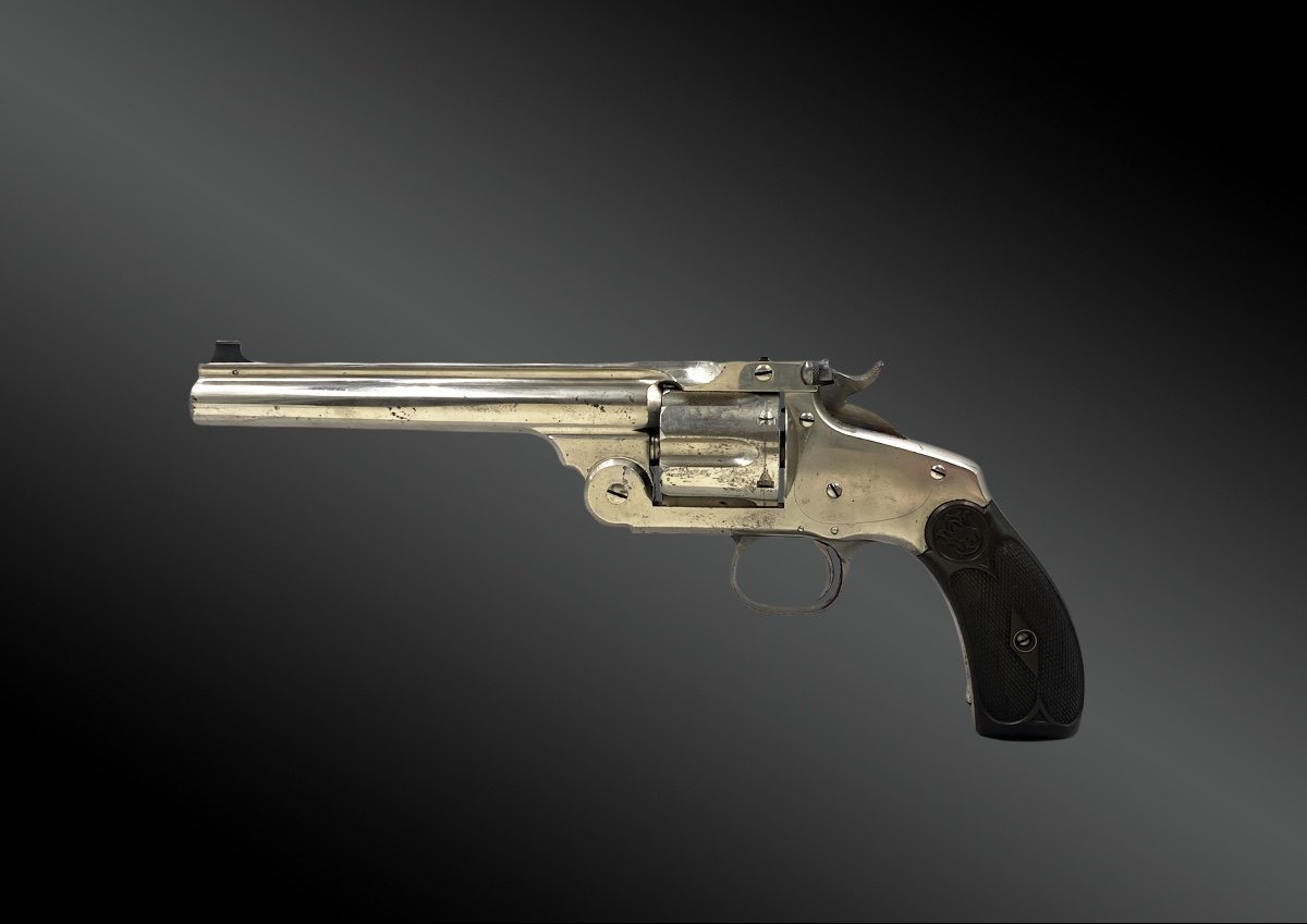 Coffret Nécessaire Revolver Smith Et Wesson Frontier, New-model N°3 Target.-photo-2