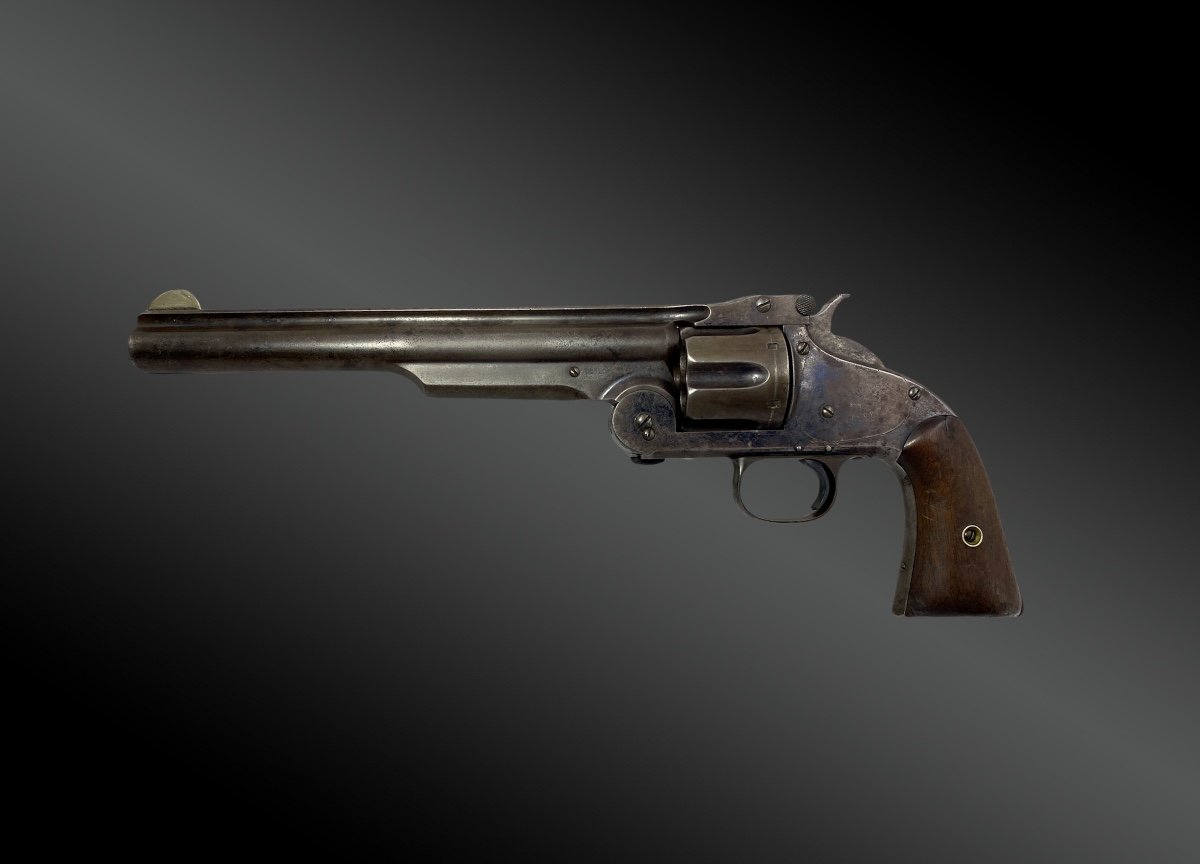 Revolver Smith Et Wesson, N ° 3 First Model. One Of The 1000ex Of The Us Army Contract.