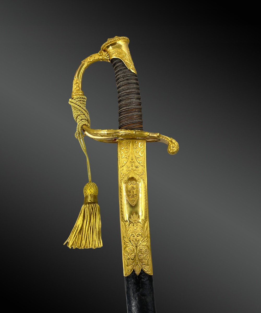 Sabre D’honneur Et De Prestige, Modèle 1821. Offert Au Lieutenant Général L. Chalot.