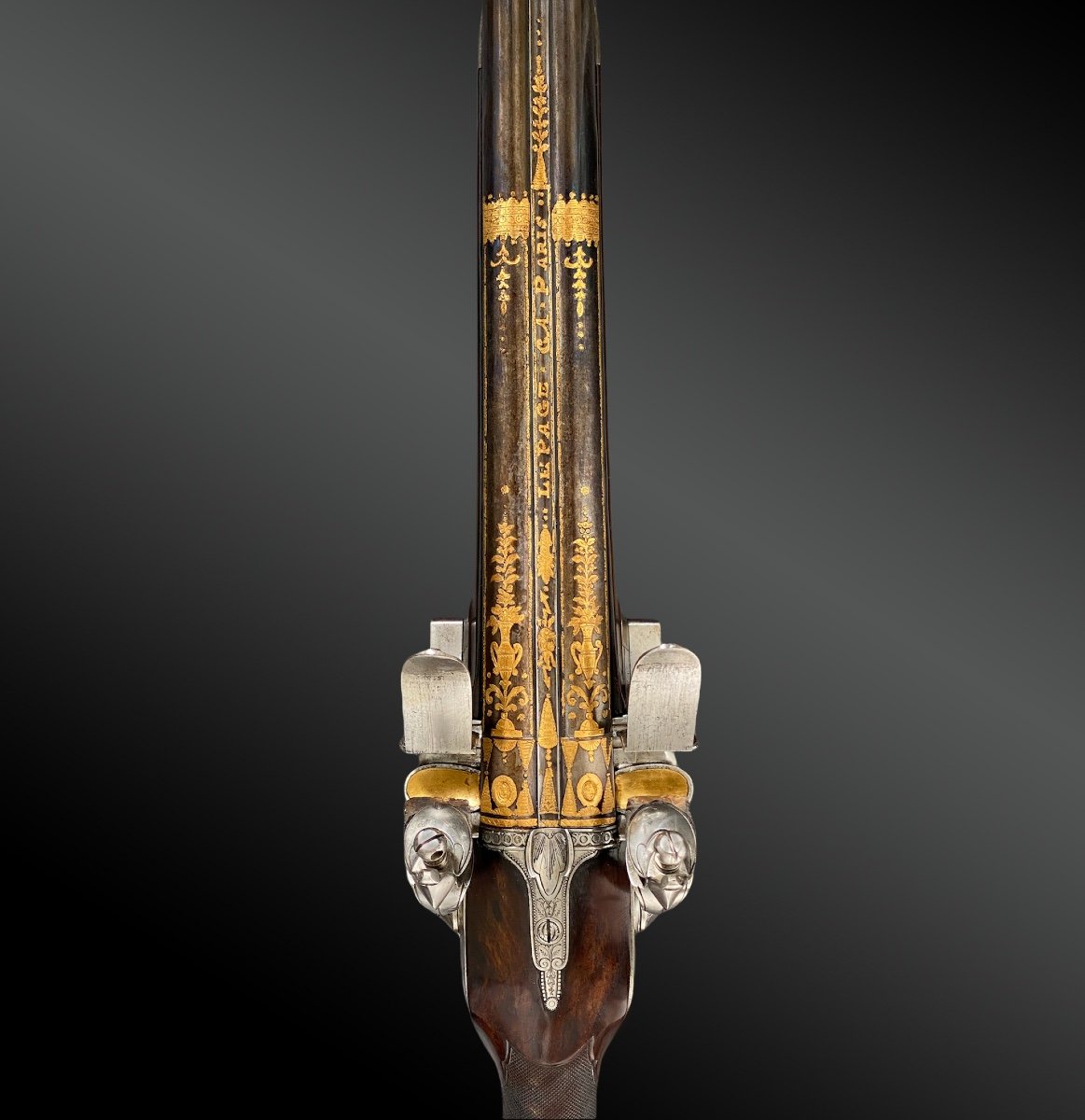 Fusil De Chasse, Double Silex, Signé Lepage à Paris, France, 1er Empire