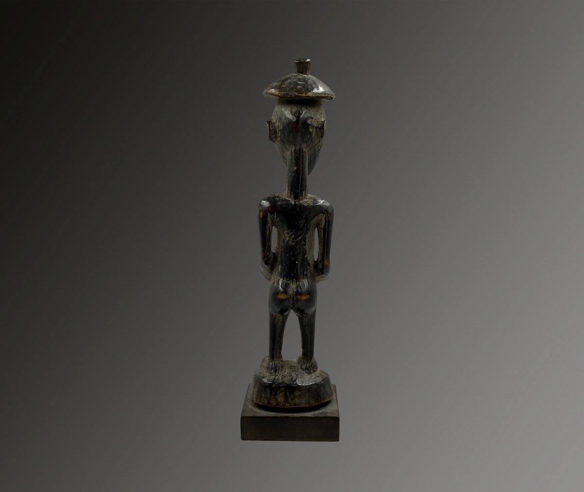 Statuette Anthropomorphe - Culture Sénufo, Côte d'Ivoire - Première Moitié Du XXème Siècle -photo-2