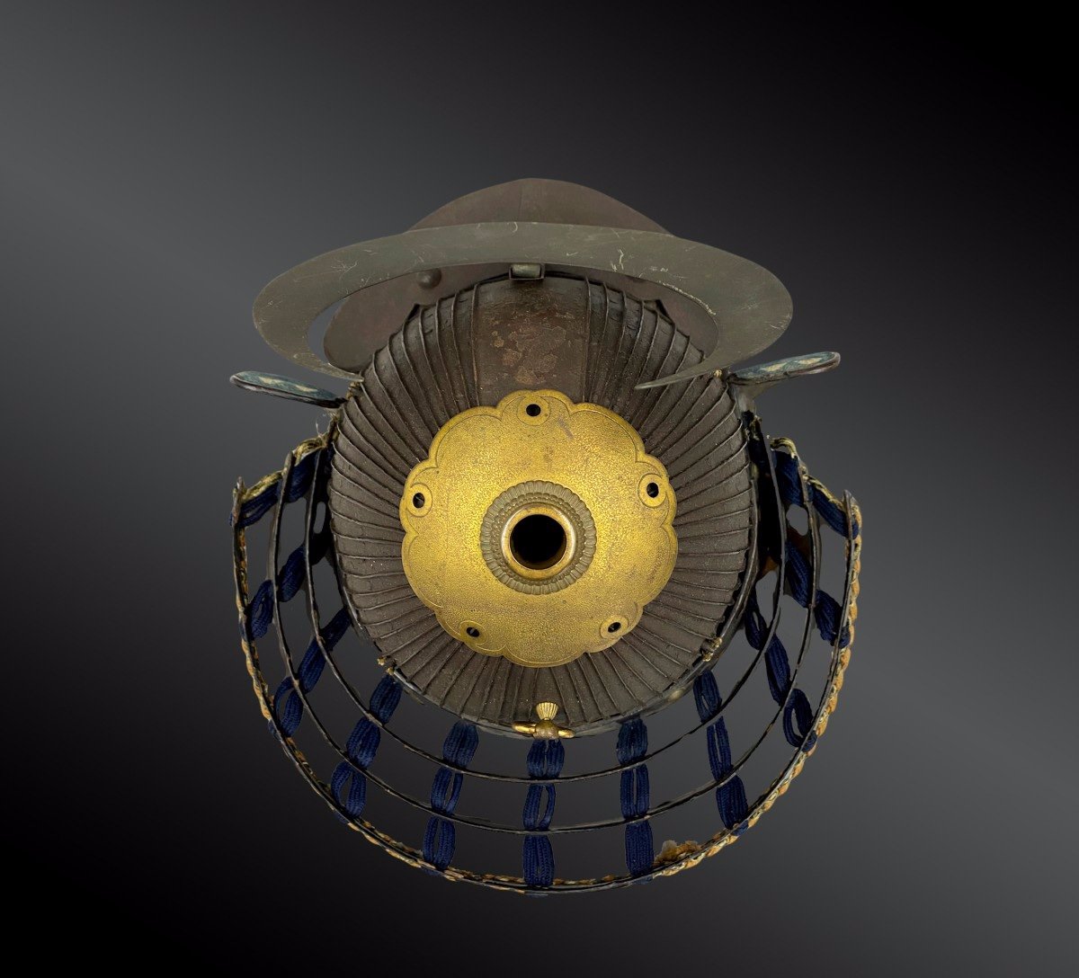 CASQUE de GUERRE, Kabuto De type Suji-bachi Japon, second tiers de la période Edo  (1603-1868) -photo-4