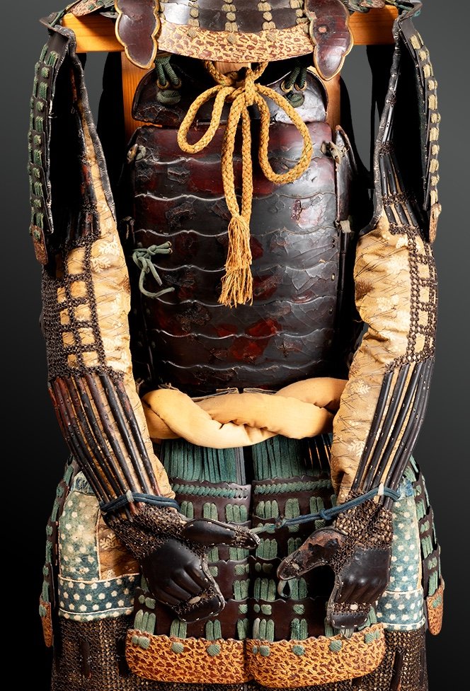 Samurai Armor Signed Japan, 17th Century, Edo Period (1603-1868) Natural Iron-photo-2