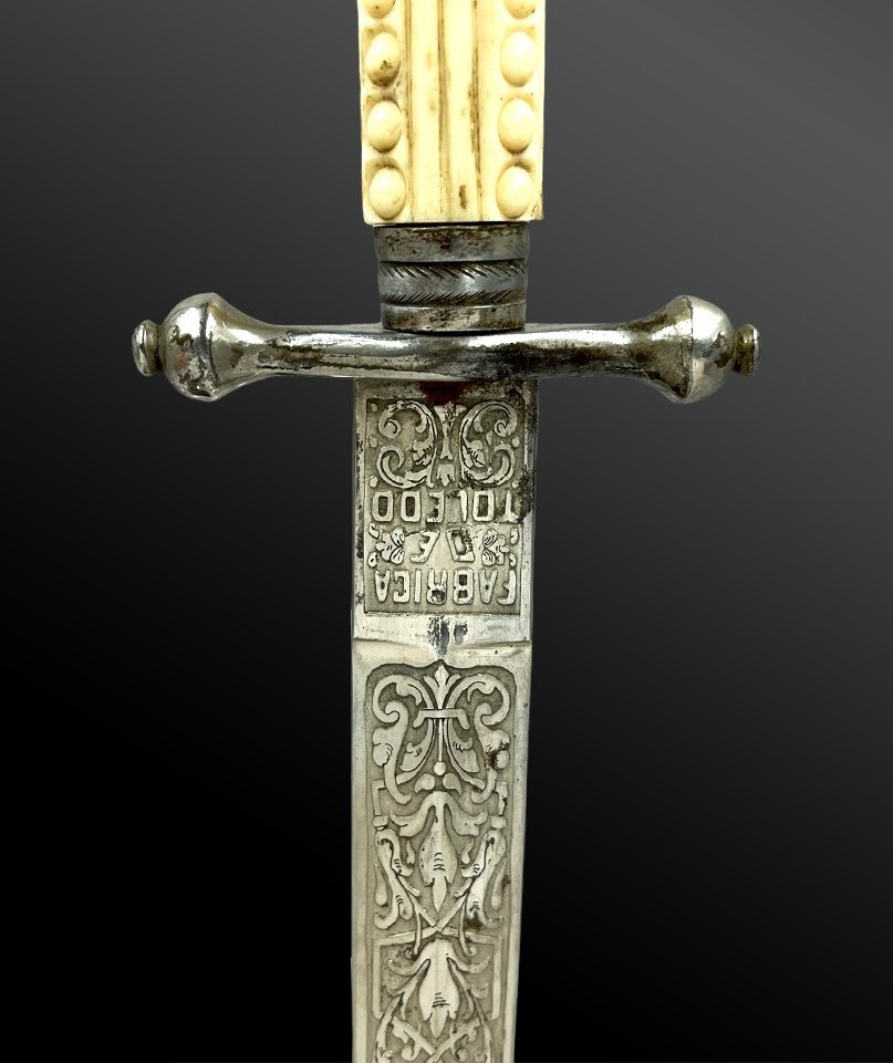 Dagger - Toledo, Spain - XIXth Century-photo-3