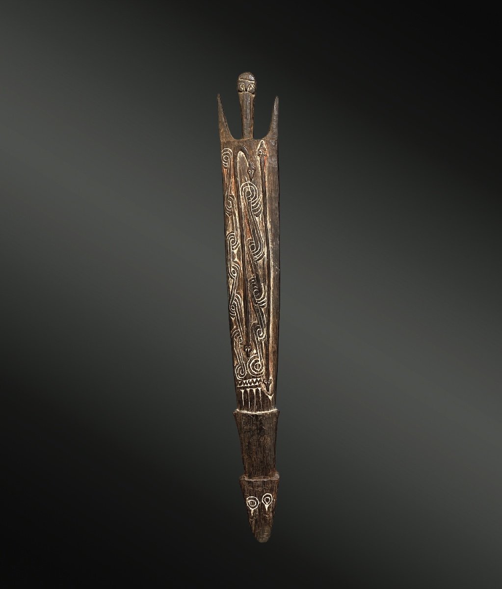 Sword Mass Called Kerepa Culture Massim, Trobriand Islands, Milne Bay, Papua 19th Century.