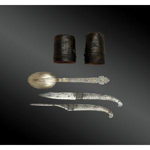 Travel Cutlery - Germany - Circa 1730