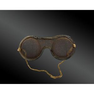 Protective Goggles For Roadmender Or Stonemason Circa 1900
