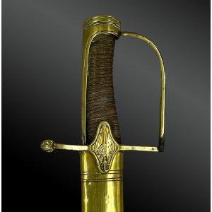 Officer's Saber Of Hunters On Horseback - France - XIXth Century