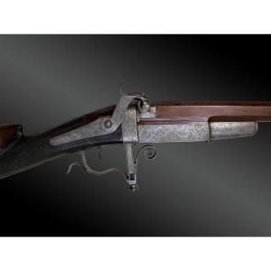 Heavy Barrel Shooting Rifle, Luxury Finish Circa 1860