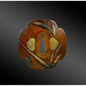 Tsuba Maru Gata, Katana Guard - Japan - Edo Period (1603-1868)