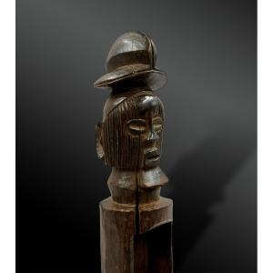 Anthropomorphic Statuette - Téké Culture, Republic Of Congo - First Half Of The 20th Century