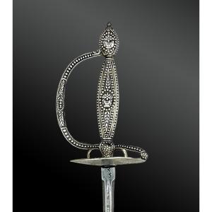 Officer's Court Sword - France - End Of The 18th Century