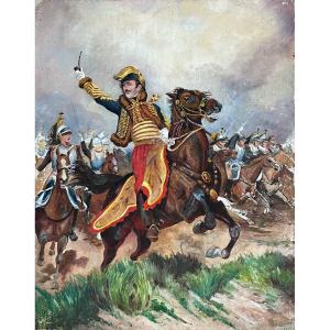 Edouard Détaille (1848-1912), After - The Last Charge Of General Lasalle At Wagram
