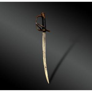 Miniature Cavalry Saber, Model 1882 Letter Opener Or Paper Opener - France, 19th Century 