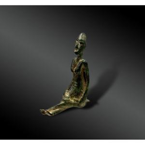 Statuette Figurant Un Personnage Féminin - Culture Dogon, Mali - XIXème Siècle Ou Antérieur 
