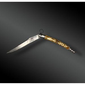 Couteau Pliant De Type Chatellerault - France - XIXème Siècle