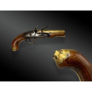 Flintlock Pistol, Naval England, London Circa 1800