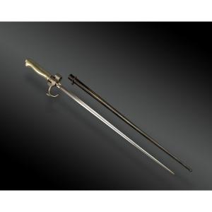 EPEE-BAÏONNETTE LEBEL modèle 1886 - avec fourreau France XIXème siècle