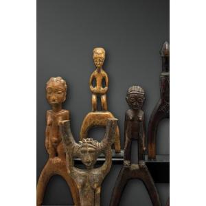 LANCE-PIERRE Culture Baoulé, Côte d'Ivoire Première moitié du XXème siècle Bois 