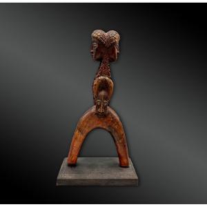 LANCE-PIERRE Culture Baoulé, Côte d'Ivoire Première moitié du XXème siècle Bois 