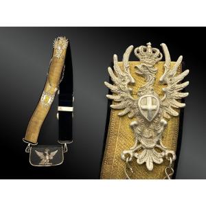 GIBERNE D'OFFICIER DE CAVALERIE, ROYAUME DE SAVOIE Italie, XIXème siècle