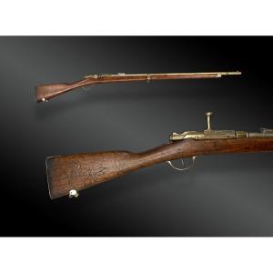 FUSIL SCOLAIRE TYPE CARABINE GRAS. ANDREUX France, XIXème siècle.