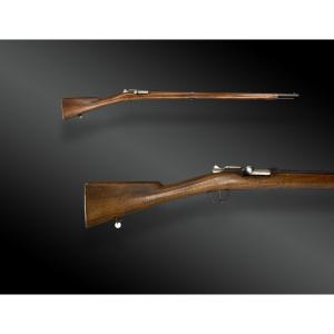 FUSIL SCOLAIRE TYPE CARABINE GRAS. De la ville de SAINT-ETIENNE France, XIXème siècle.