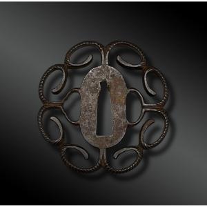 TSUBA Hachi Mokko - Japon - Période Edo (1603-1868)