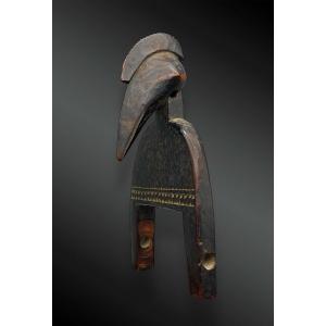 Pulley Stirrup For A Weaving Loom, Animated By A Hornbill Head, Senufo Culture, Ivory Coast 