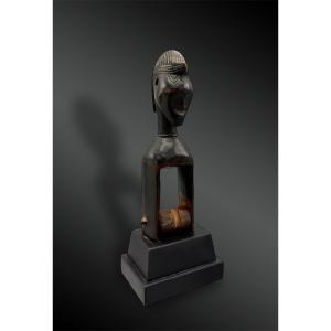 Loom Pulley Stirrup Animated With An Anthropomorphic Face, Gouro Culture, Zuénoula 