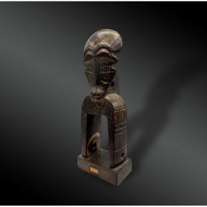 Pulley Stirrup For A Weaving Loom Animated By The Mask Of Do Culture Djimini, Ivory Coast 